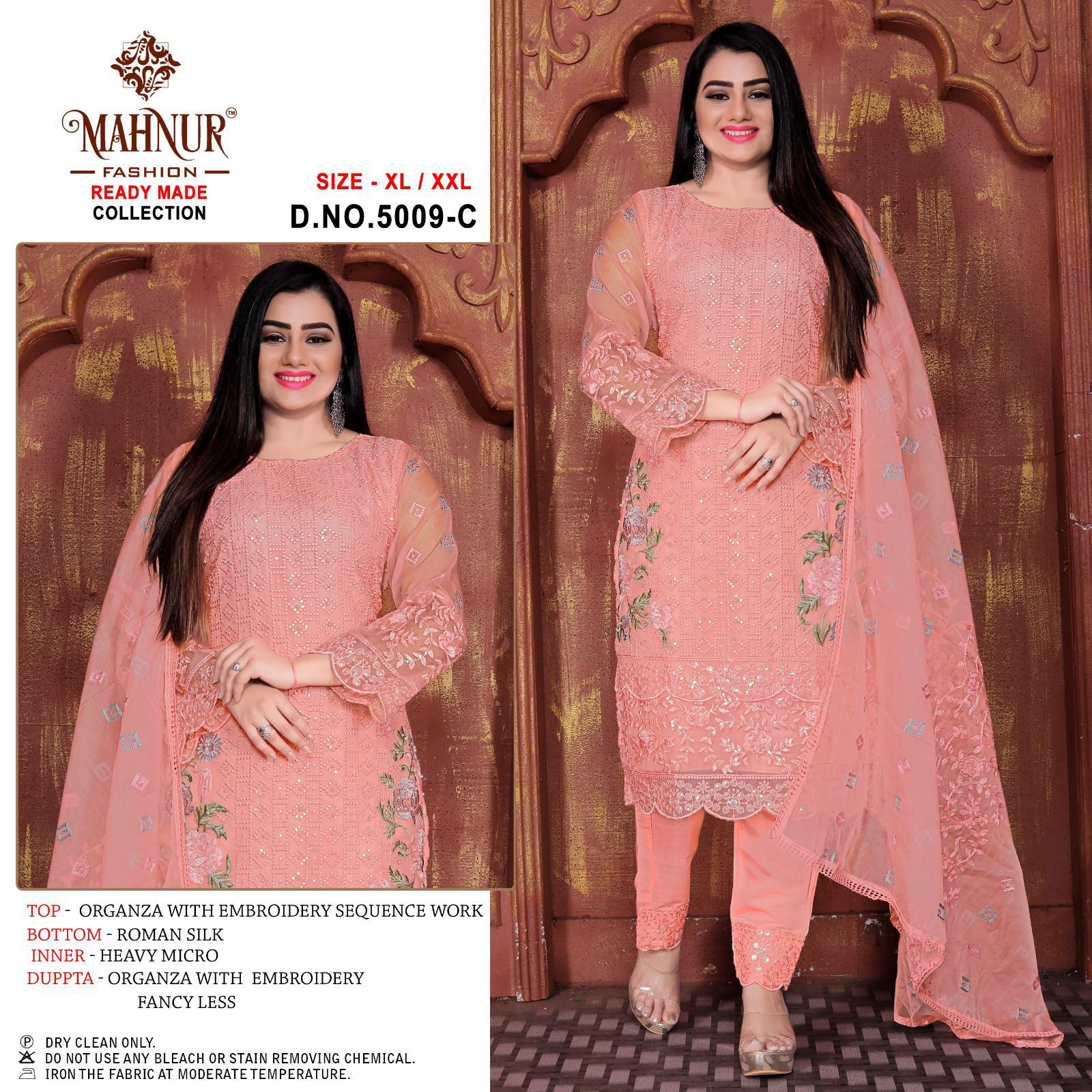 Mahnur 5009 Pakistani Readymade Catalog
